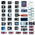 ELEGOO Upgraded 37 In 1 Sensor Modules Kit, Compatible With Arduino IDE