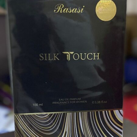RASASI Silk Touch Eau de Parfum Spray for 100ml (3.38 Oz) | Luxury Warm Spicy Gourmand Perfume with Amber, Vanilla & Cardamom | Arabian Fragrance For Women