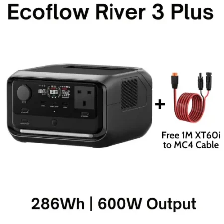 EcoFlow RIVER 3 Plus 1200W 286WH Solar Battery